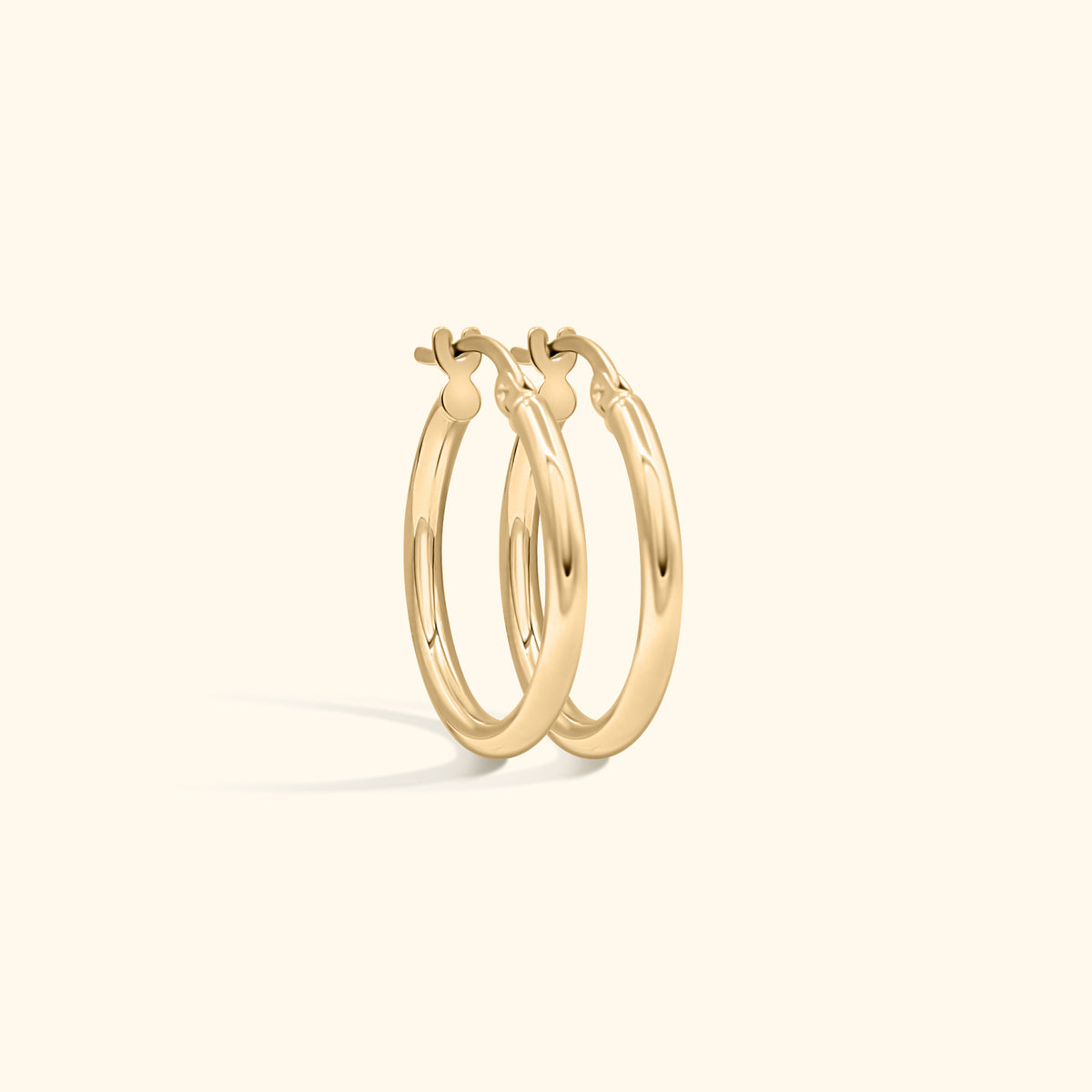 14K Gold Earrings | 19 mm