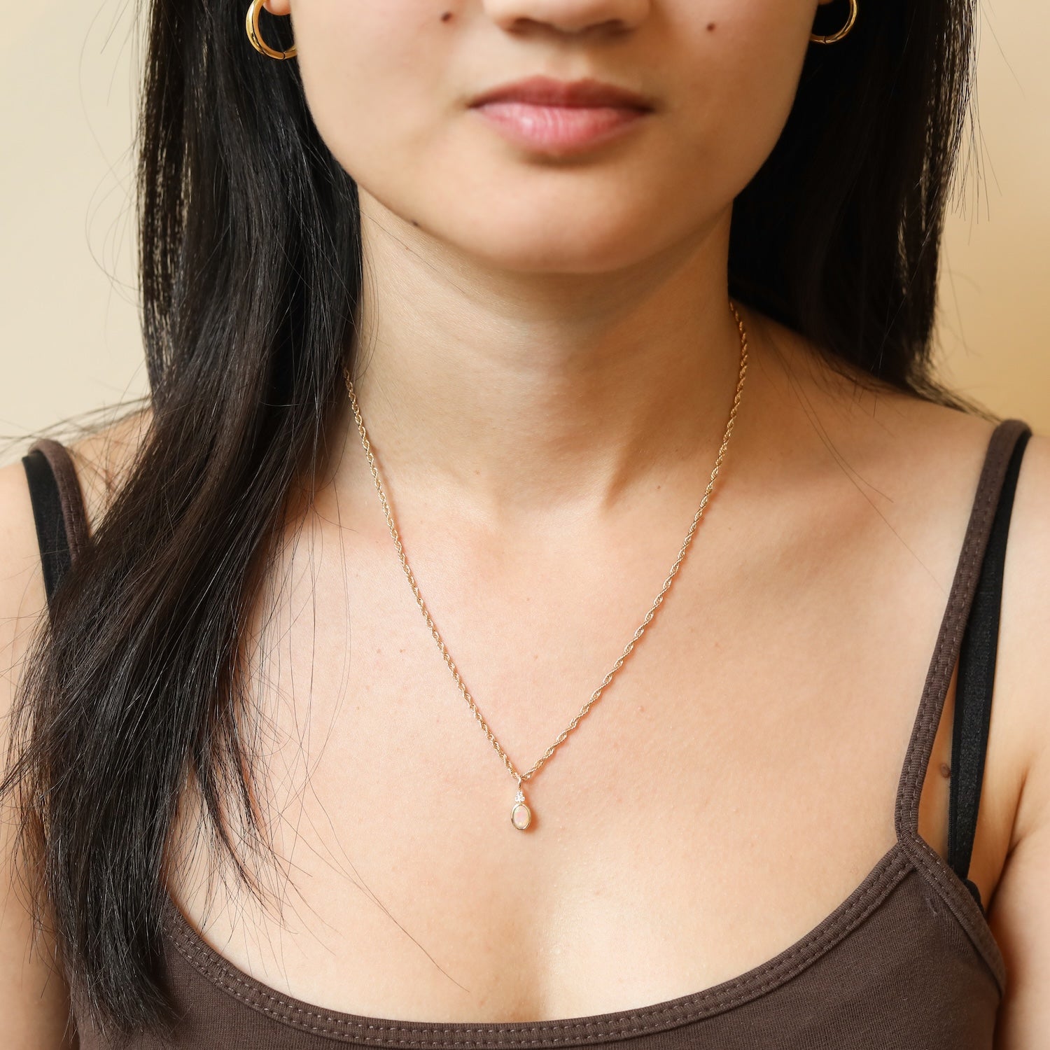 14K Gold Chain | Rope 1.5 mm | 45 cm